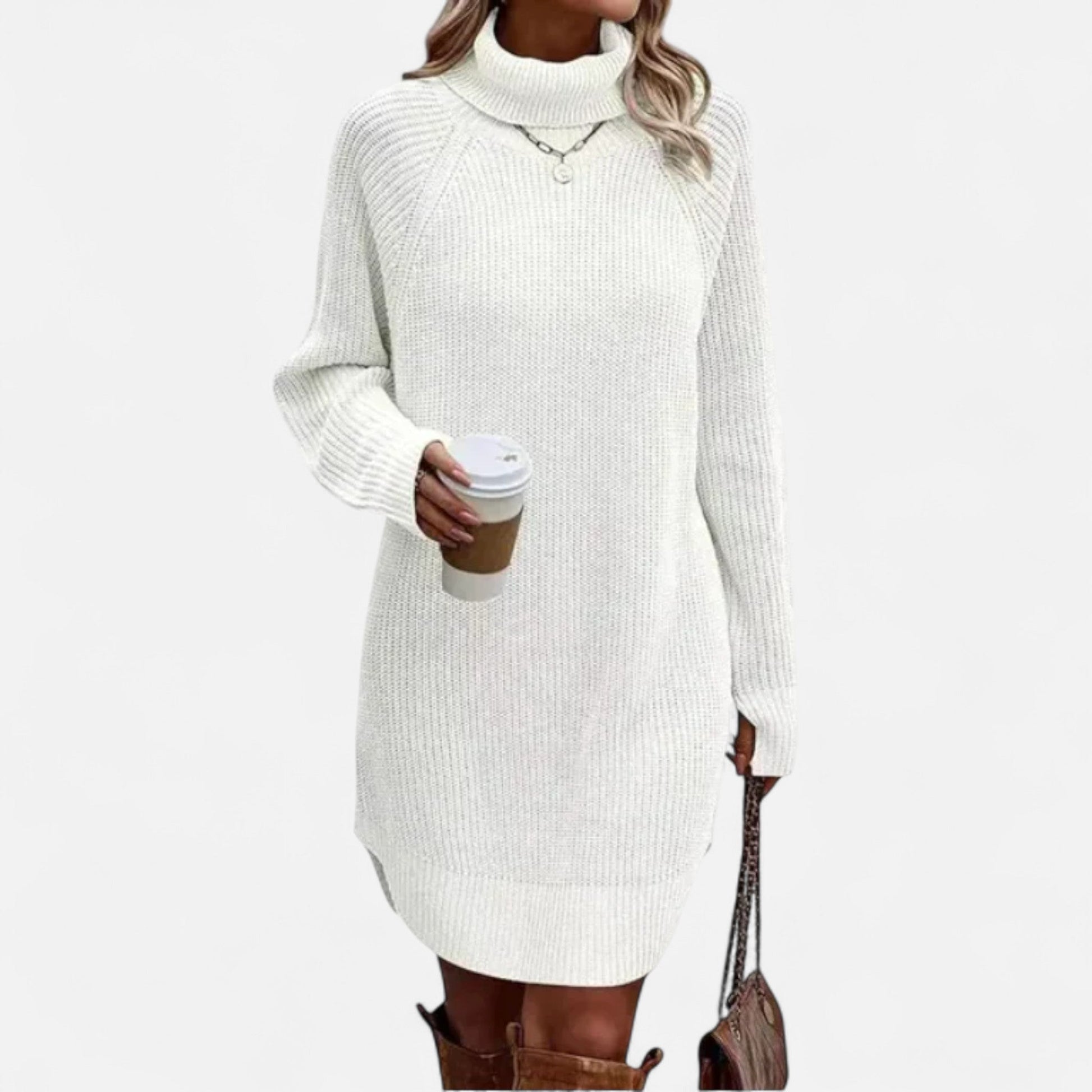 Maison Verdi | Elegant Women's Dress in Classic Knit