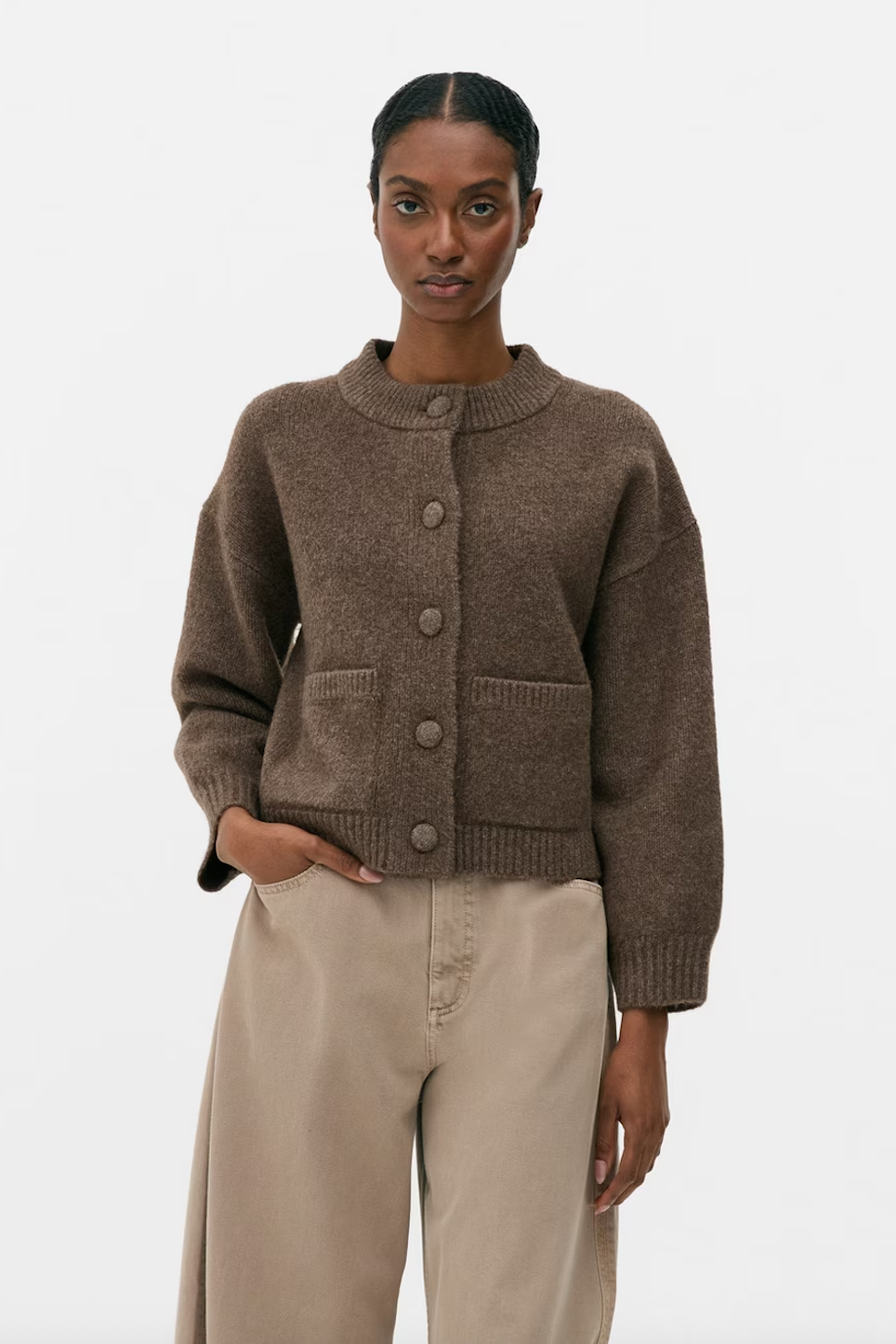 Arvielle Buttoned Knit Cardigan