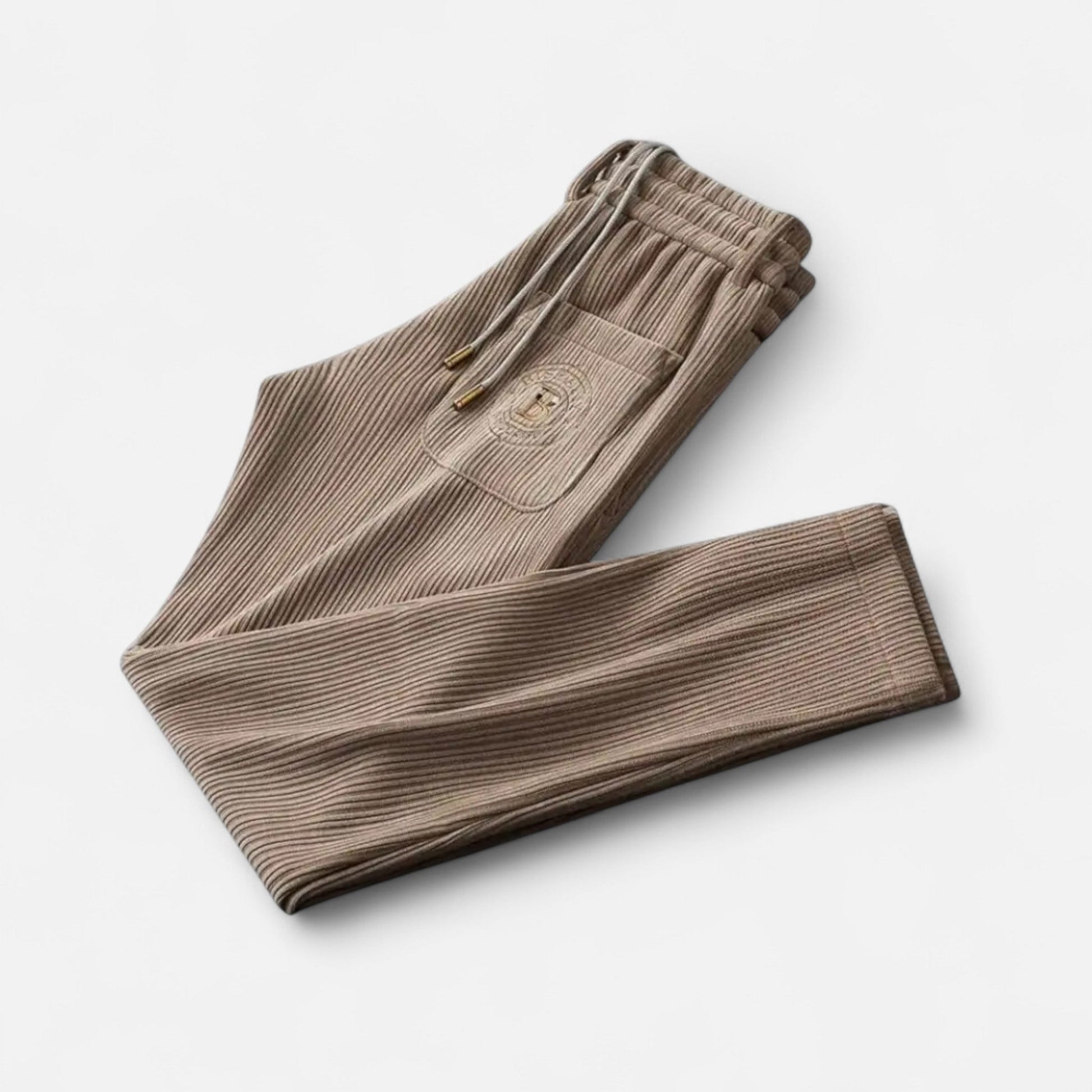 Maison Verdi| Men's Corduroy Tracksuit Pants
