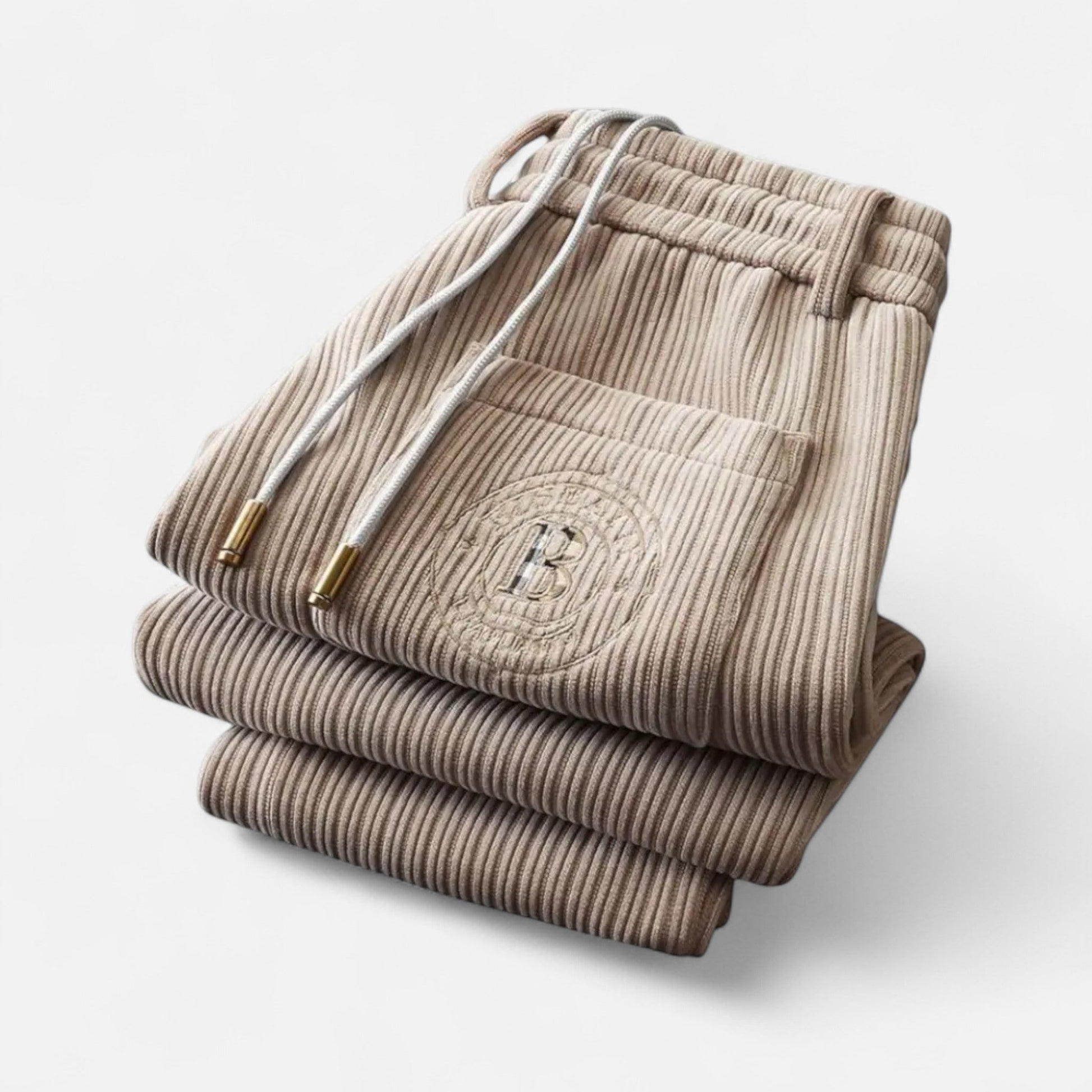 Maison Verdi| Men's Corduroy Tracksuit Pants