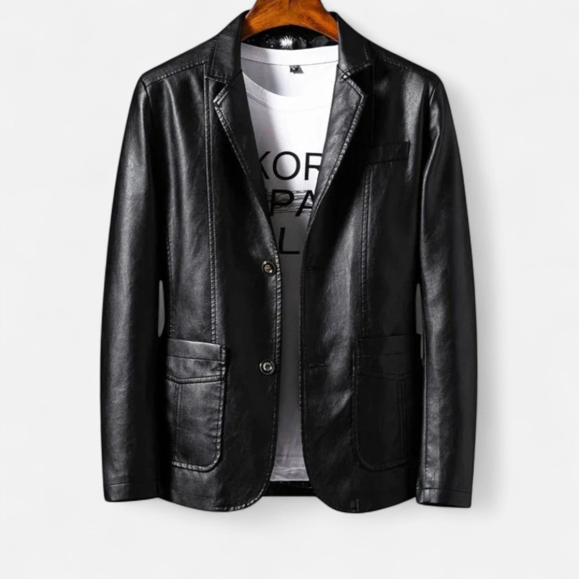 Maison Verdi| Men's Heritage Jacket in Handmade Vegan Leather