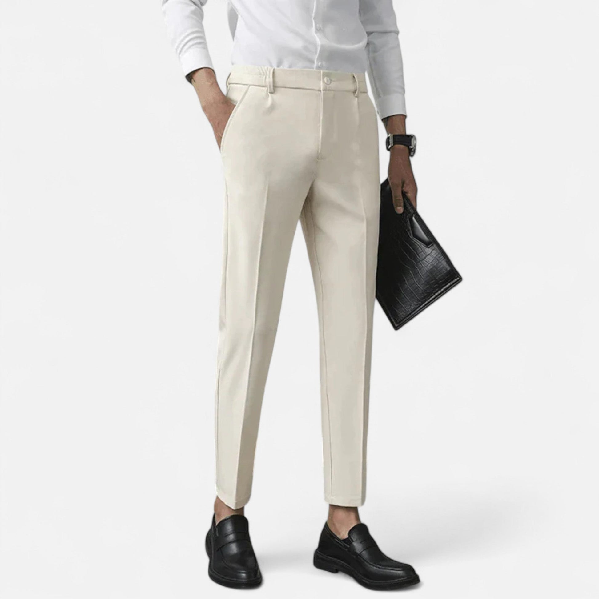 Maison Verdi | Men's Pants Augusto Stretch Premium Elegance