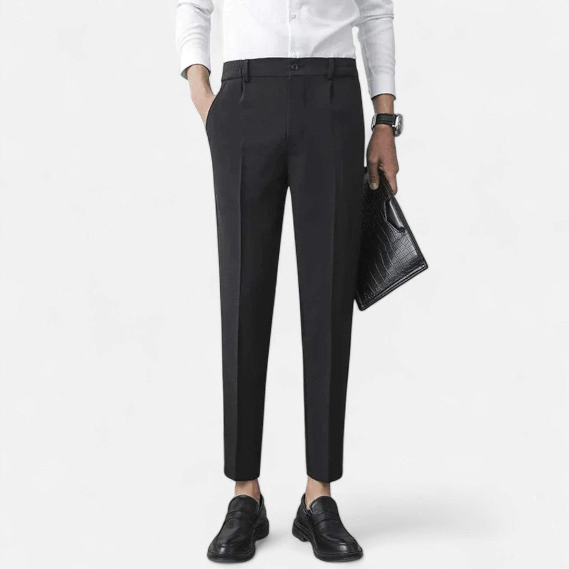 Maison Verdi | Men's Pants Augusto Stretch Premium Elegance