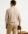 100% Cashmere Woven Half Zip