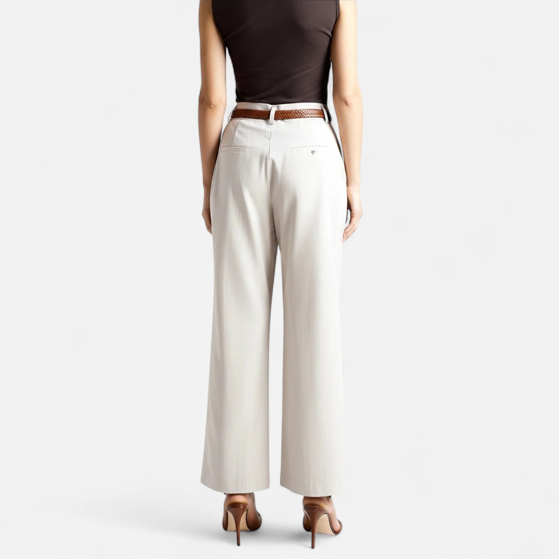 Maison Verdi | Women's Palazzo Pants High Waist