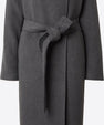 Long trench coat with belt 