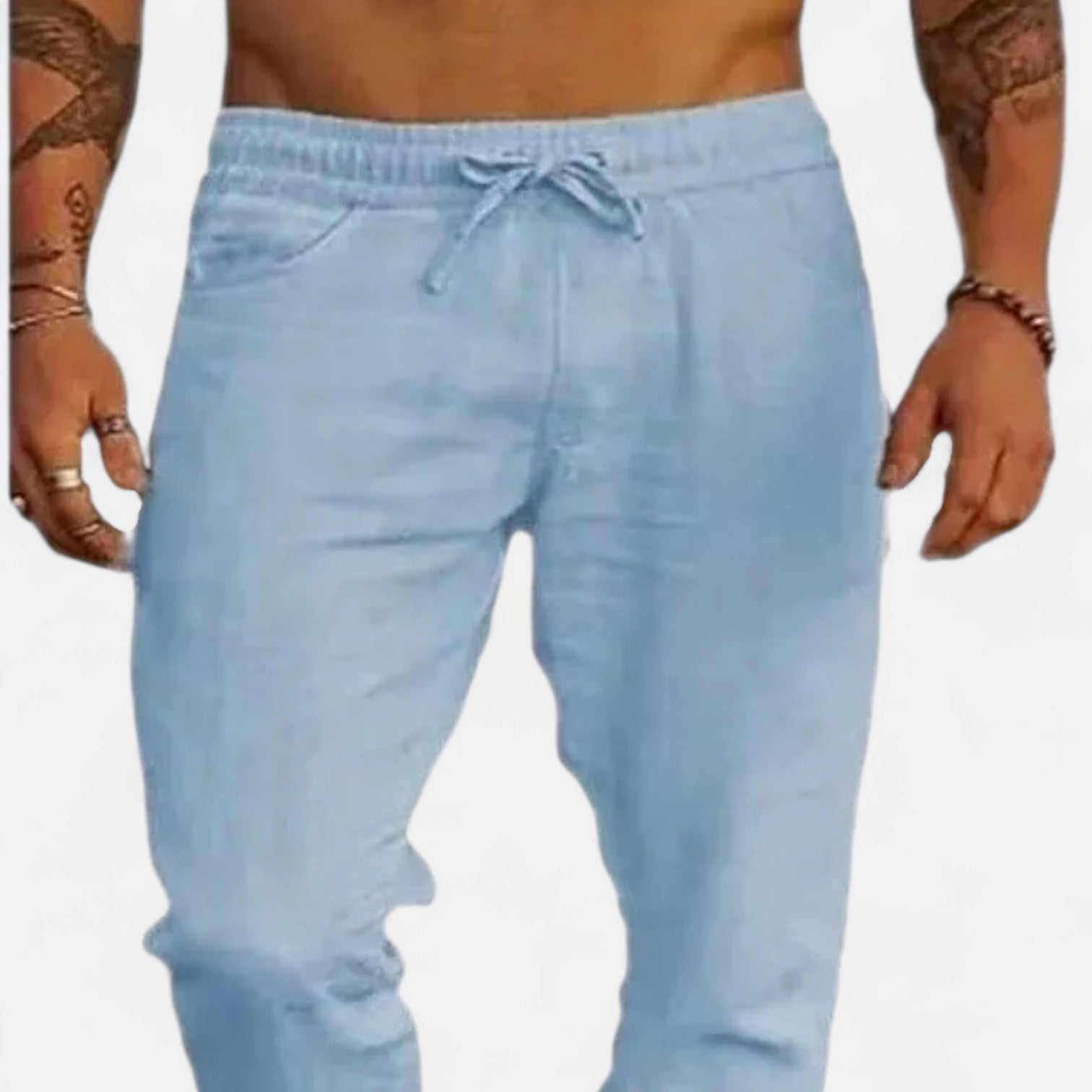 Maison Verdi | Men's Linen Pants – Summer Comfort, Effortless Elegance