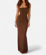 Long Backless Dress for Women – Elegant Draped, Modern Evening Seduction