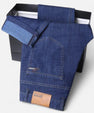 Maison Verdi| Straight Pants in Light Denim