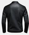 Maison Verdi | Men's Slim Fit Biker Leather Jacket