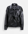 Belted Leather Jacket for Women