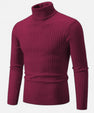 Maison Verdi | Men's Solid Knit Turtleneck Sweater