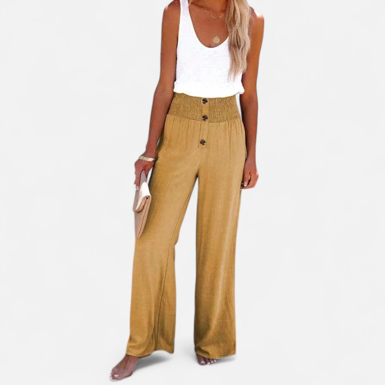 Maison Verdi| Women's Linen Pants
