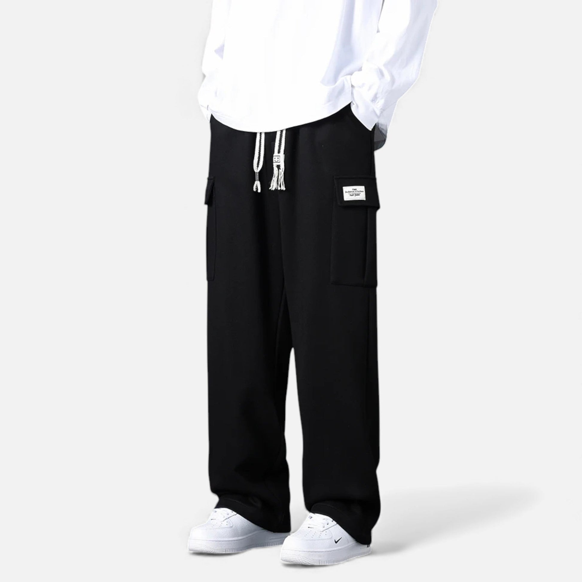 Maison Verdi | Men's Cargo Jogger Pants – Loose Fit Casual Streetwear