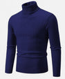 Maison Verdi | Men's Solid Knit Turtleneck Sweater