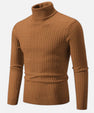 Maison Verdi | Men's Solid Knit Turtleneck Sweater