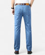 Maison Verdi| Straight Pants in Light Denim
