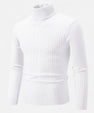 Maison Verdi | Men's Solid Knit Turtleneck Sweater