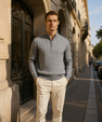 100% Cashmere Woven Half Zip
