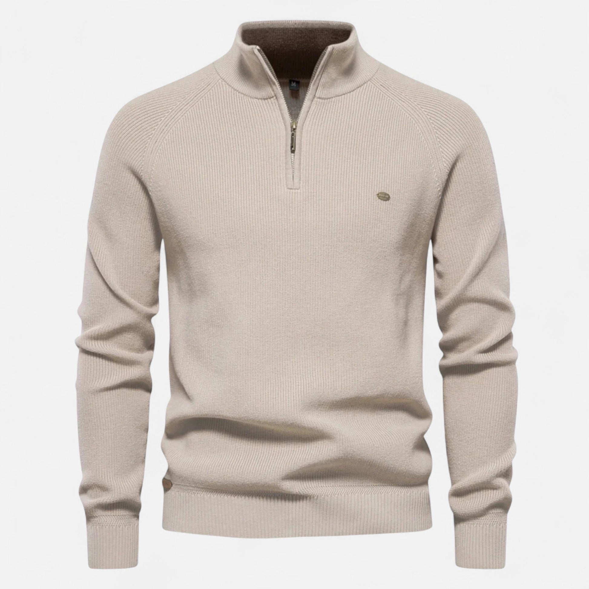 Maison Verdi| Men's Cotton Half-Zip