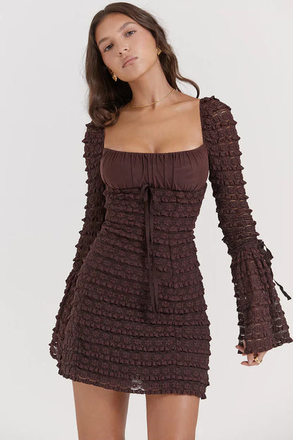 Raphaelle's espresso dress