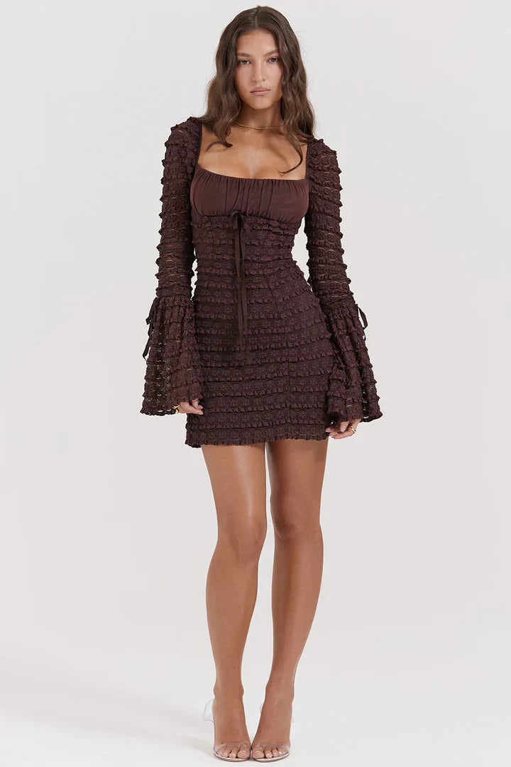 Raphaelle's espresso dress