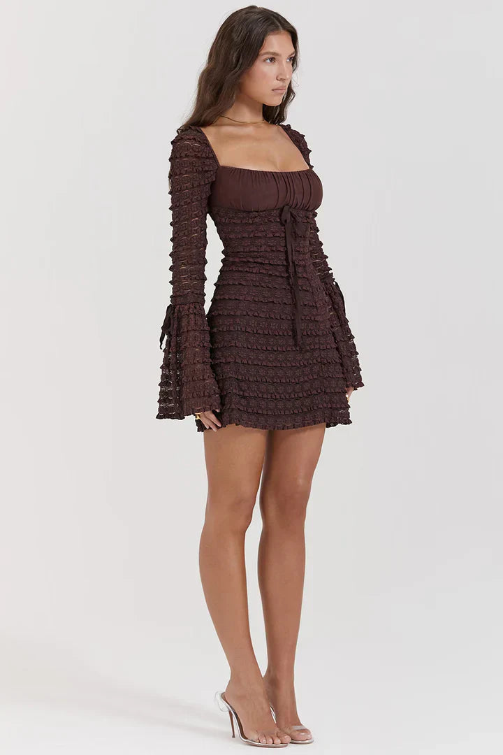 Raphaelle's espresso dress