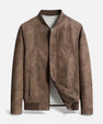 Maison Verdi| Men's Suede Bomber Jacket Style