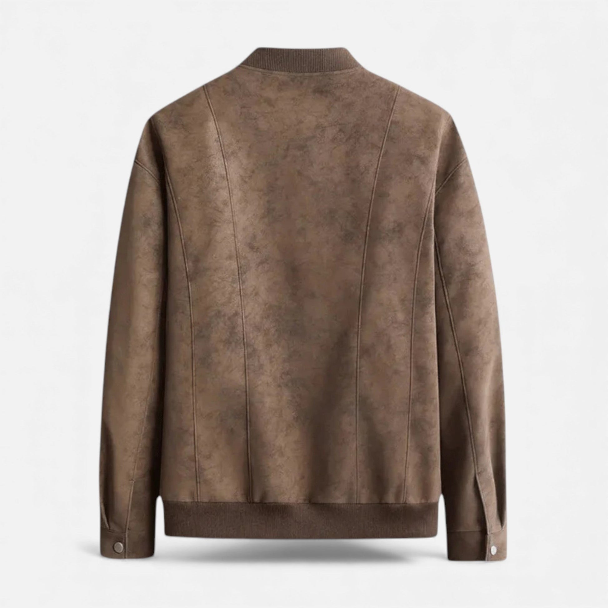 Maison Verdi| Men's Suede Bomber Jacket Style