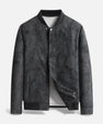 Maison Verdi| Men's Suede Bomber Jacket Style