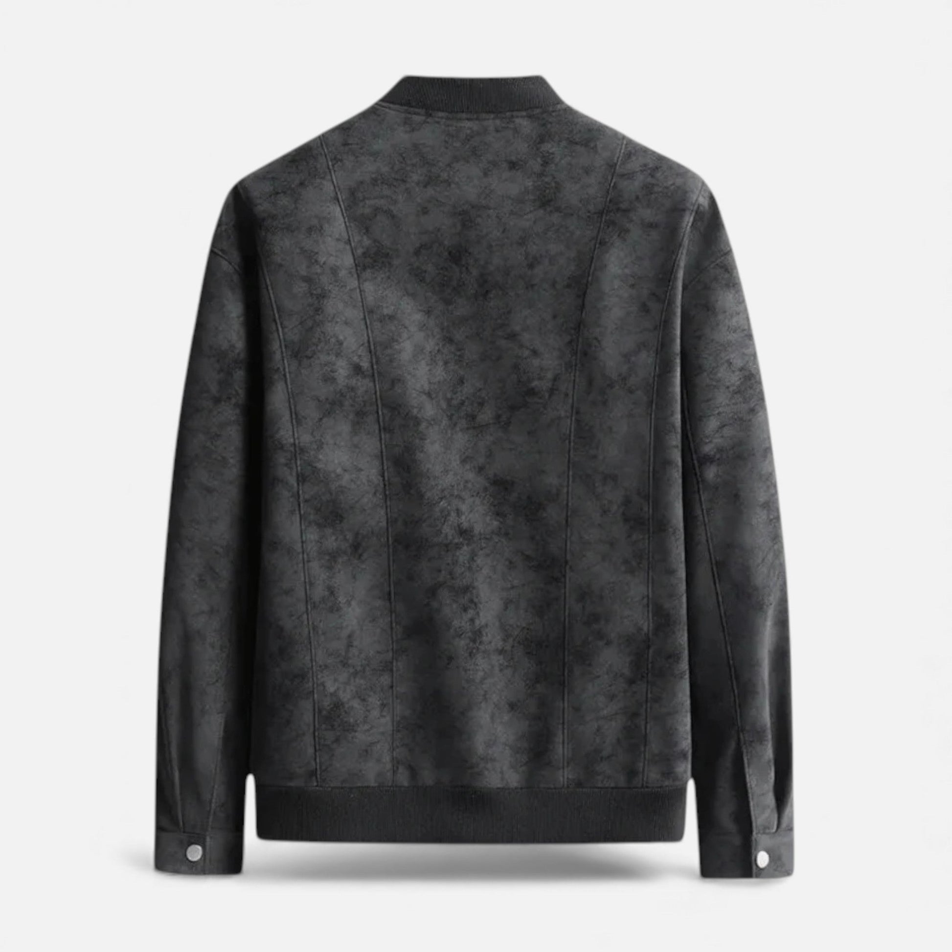 Maison Verdi| Men's Suede Bomber Jacket Style