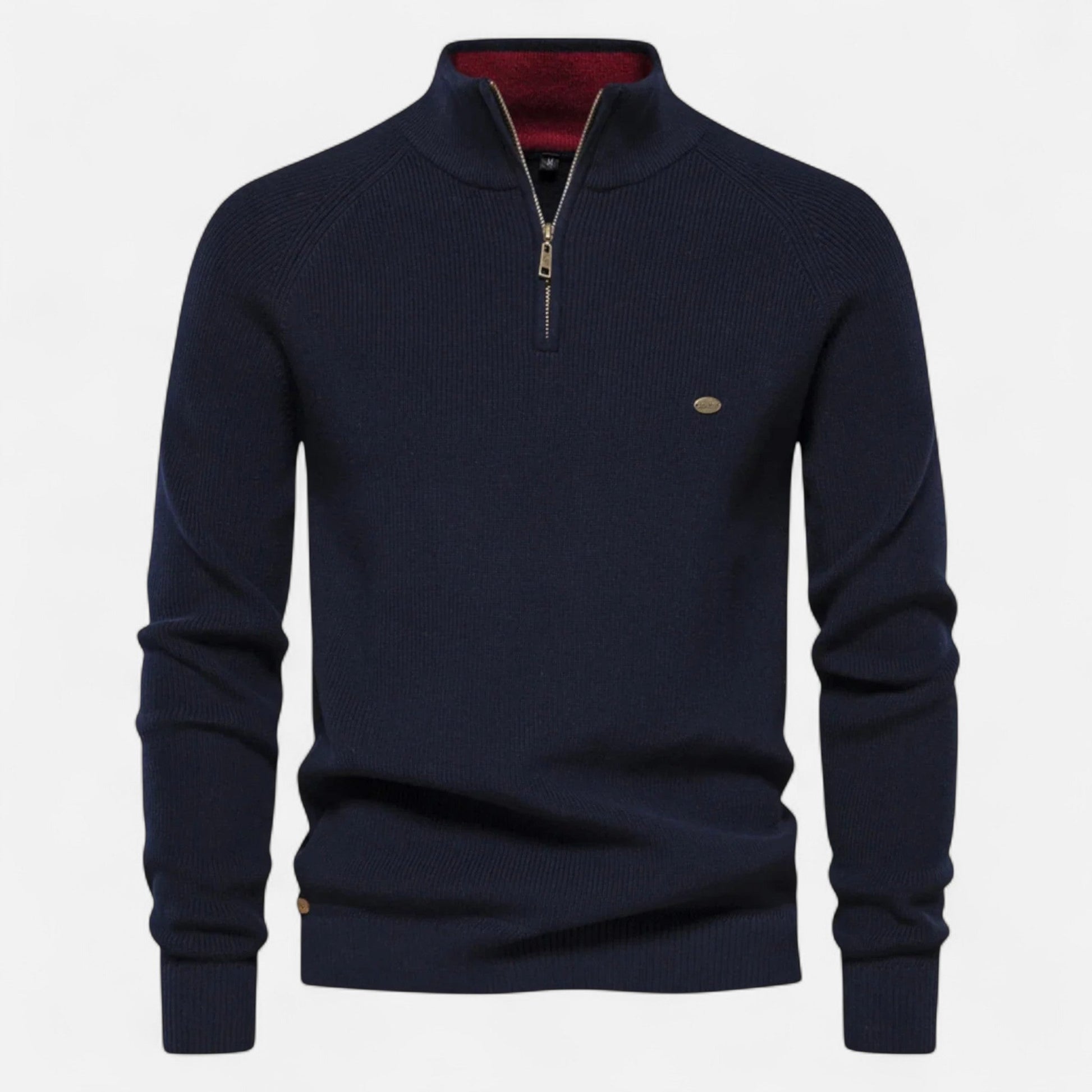 Maison Verdi| Men's Cotton Half-Zip