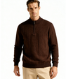 100% Cashmere Ribbed Half Zip