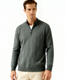 100% Cashmere Ribbed Half Zip