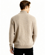 100% Cashmere Ribbed Half Zip
