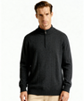 100% Cashmere Ribbed Half Zip