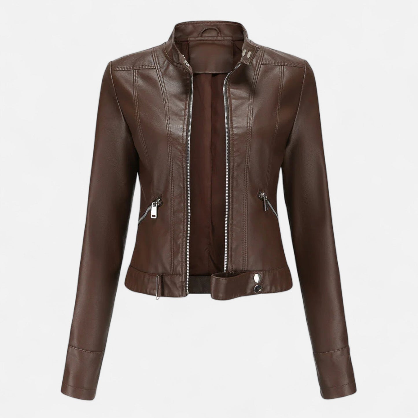 Elegant Women's Jacket in Premium Leather