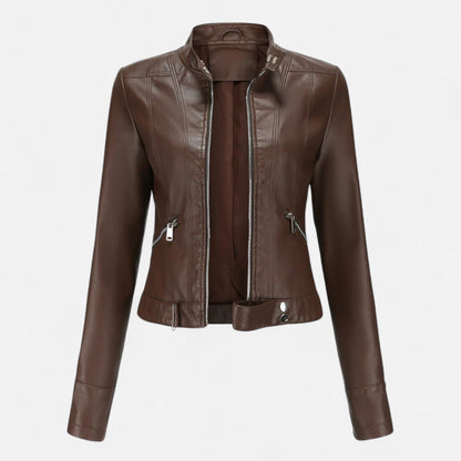 Elegant Women's Jacket in Premium Leather